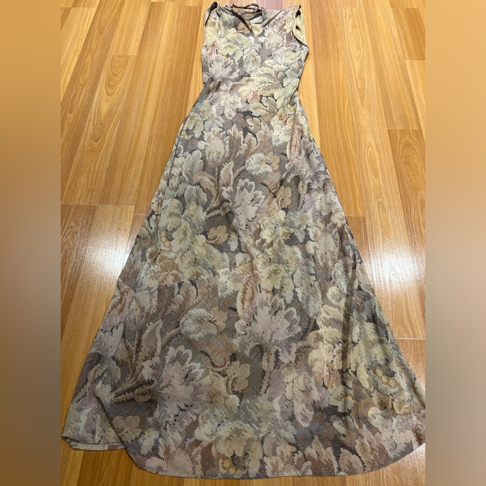 Hansen & Gretel Moss Maxi Dress Floral Cowl Neck Sleeveless Size S - Picture 12 of 13